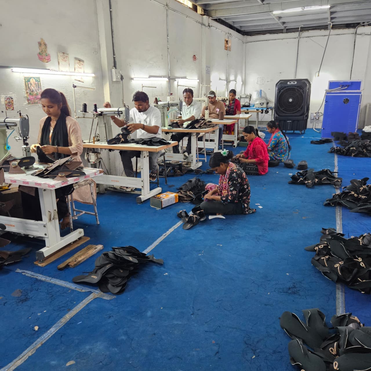 Footwear Upper Stitching Line
